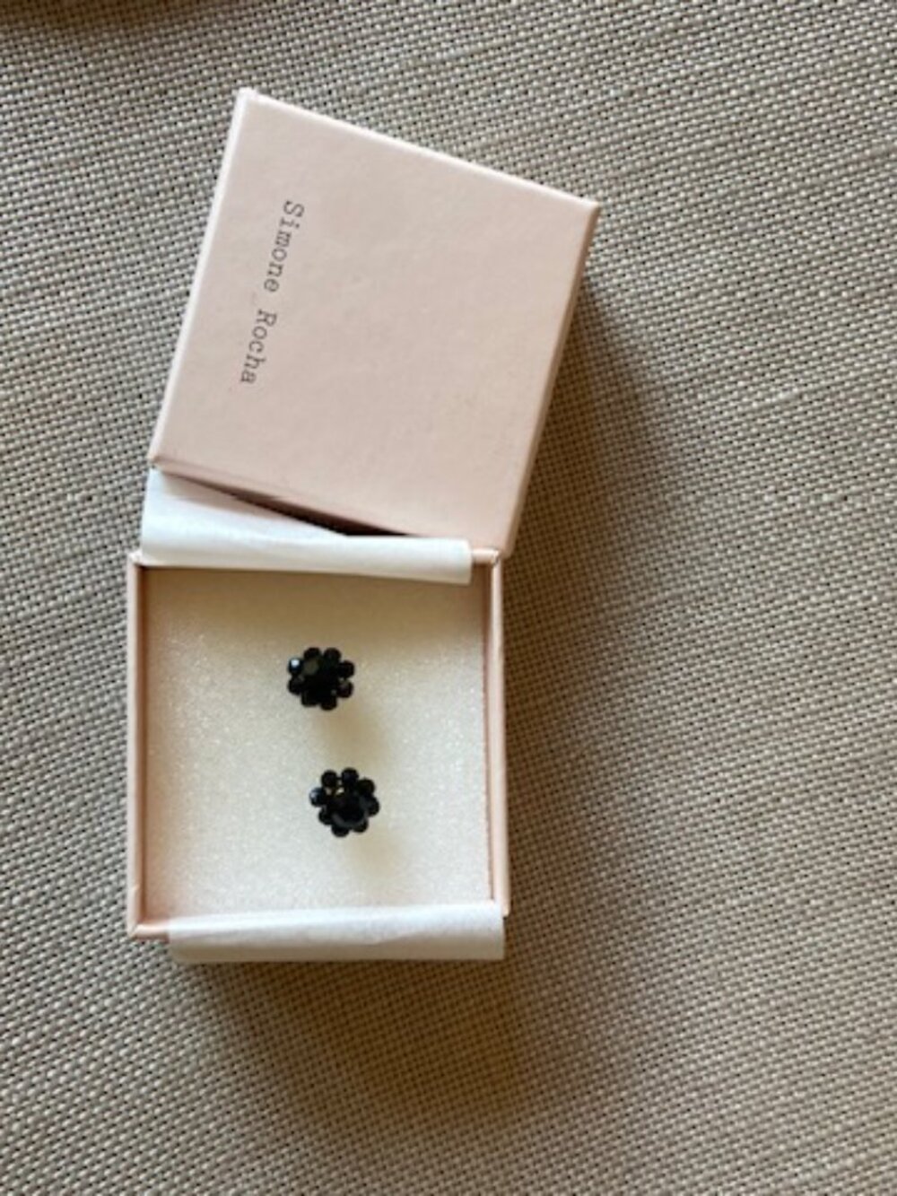 Simone Rocha Glass Bead Mini Daisy Stud Earrings